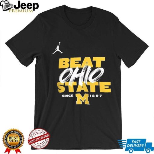 Michigan Wolverines Jordan Brand Michigan Ohio State Rivalry T Shirt