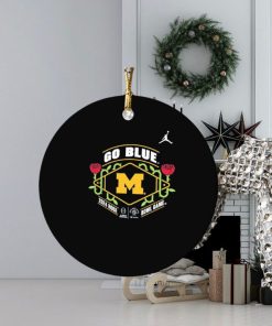 Michigan Wolverines Jordan Brand Youth College Football Playoff 2024 Rose Bowl Ornament