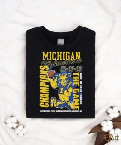 Michigan Wolverines Mascot Back To Back To Back The Game Champions Shirt