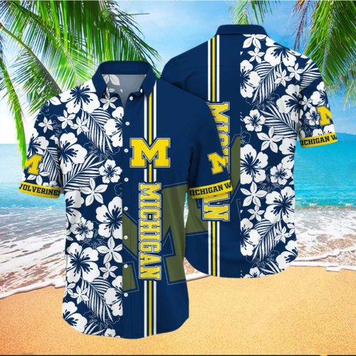 Michigan Wolverines NCAA Hawaiian Shirt Firefliestime Aloha Shirt