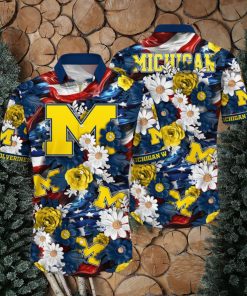 Michigan Wolverines NCAA2 Hawaii Shirt Independence Day