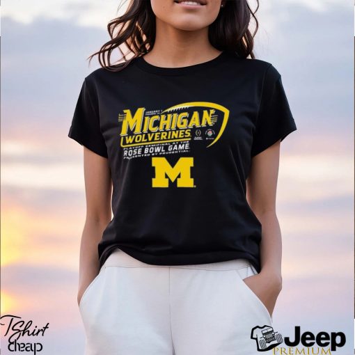 Michigan Wolverines Rose Bowl College Football Playoff 2024 Shirt