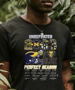 Michigan Wolverines Undefeated 2023 Perfect Season Go Blue T Shirts