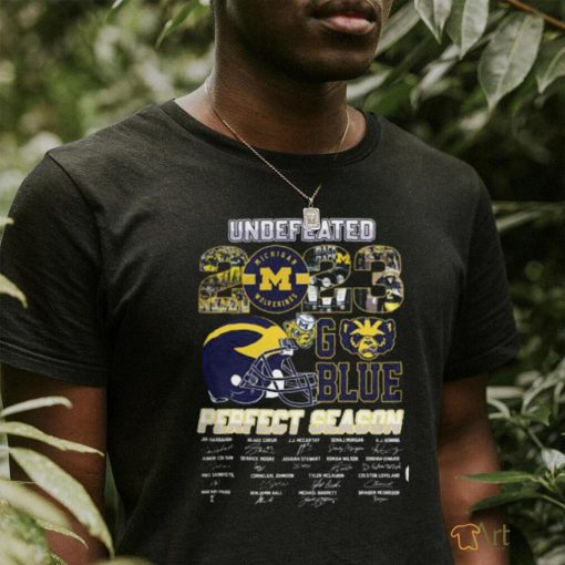 Michigan Wolverines Undefeated 2023 Perfect Season Go Blue T Shirts