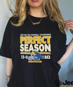 Michigan wolverines 2023 perfect season big 10 conference champions t shirt