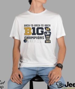 Michigan wolverines logo 2023 big 10 trophy conference champions T shirt