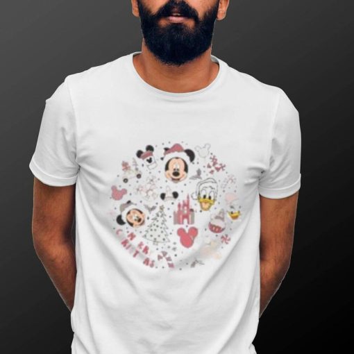 Mickey And Friends Christmas Vintage Shirt, Disney Family Xmas Shirts, Disneyland Xmas Shirt