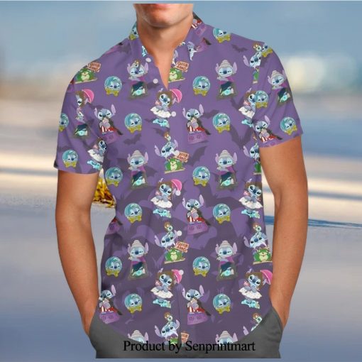 Mickey And Friends Hot Air Balloon Ride Disney Cartoon Graphics Inspired Full Printing Hawaiian Shirt