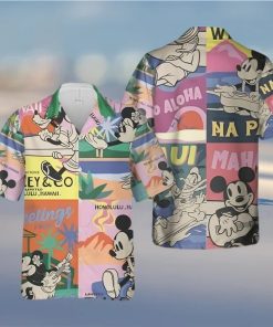 Mickey And Friends Retro Summer Full Printing Hawaiian Shirt