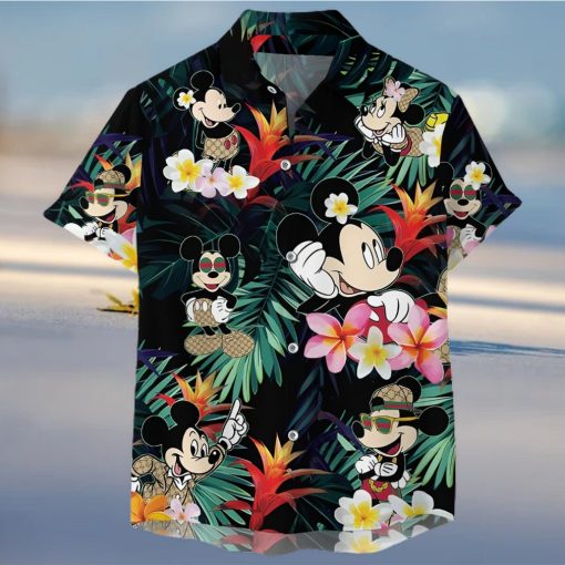 Mickey And Minnie Gucci Lost In The Forest Full Printing Combo Hawaiian Shirt And Beach Shorts