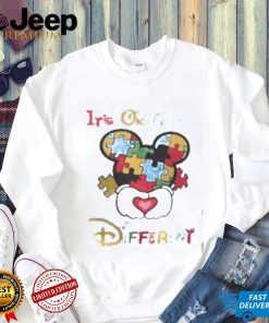 Mickey Autism Awareness, Its Ok To Be Different Shirt