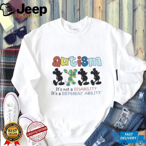 Mickey Autism Awareness Quote Shirt