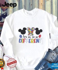 Mickey Autism Ok To Be Different Shirt