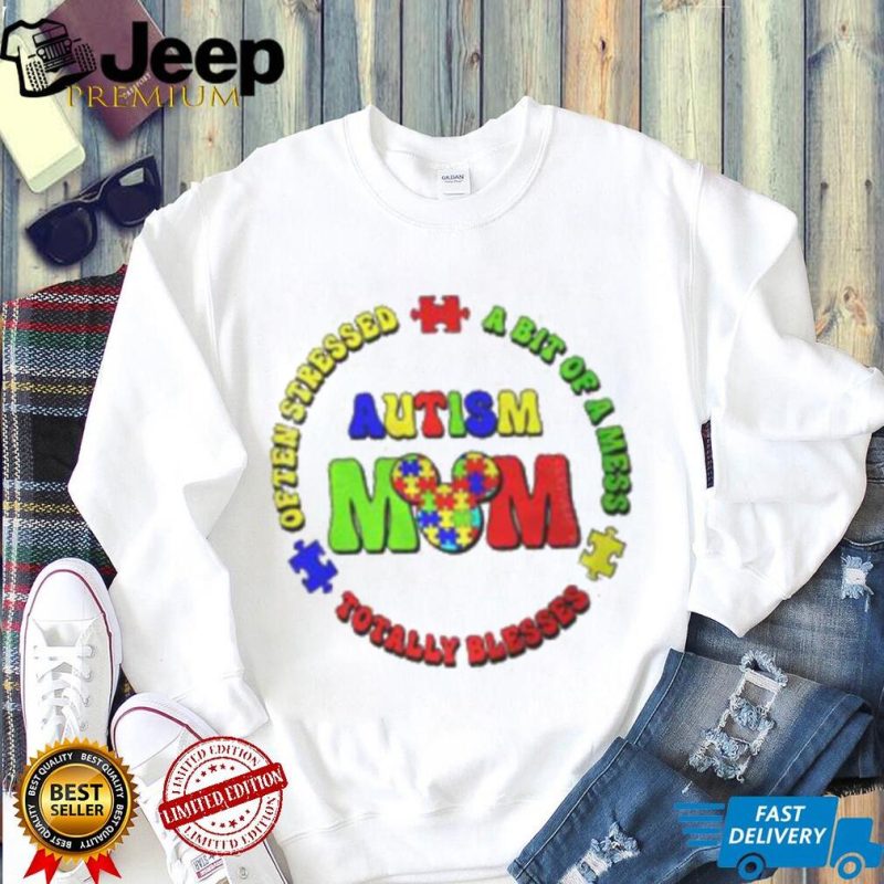 Mickey Blessed Autism Mom Shirt