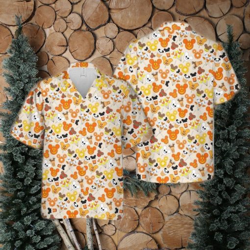 Mickey Donuts Spooky Season Hawaiian Shirt