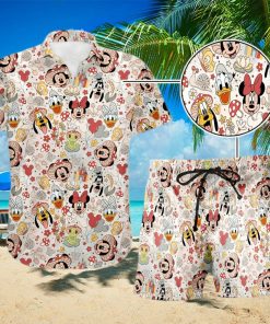 Mickey Friends Hawaiian Shirt Gift For Beach Vacation