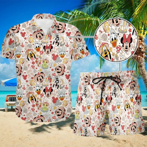 Mickey   Friends Hawaiian Shirt Gift For Beach Vacation