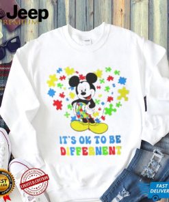 Mickey Its Ok To Be Different Shirt, Disney Autism