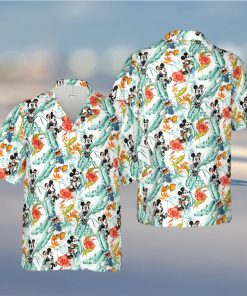 Mickey Minnie Donald Duck Tropical Hawaiian shirt