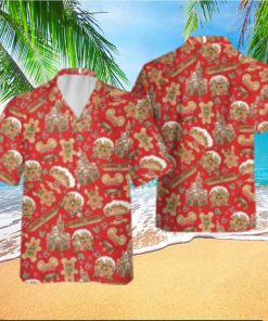 Mickey Minnie Gingerbread Disney Christmas Hawaiian Shirts Disneyland Gift