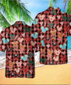 Mickey Minnie Gingerbread Snacks Disney Christmas Hawaiian Shirts Xmas Trip