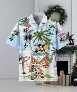 Mickey Minnie Mouse Hippie Beach Hawaiian T Shirt