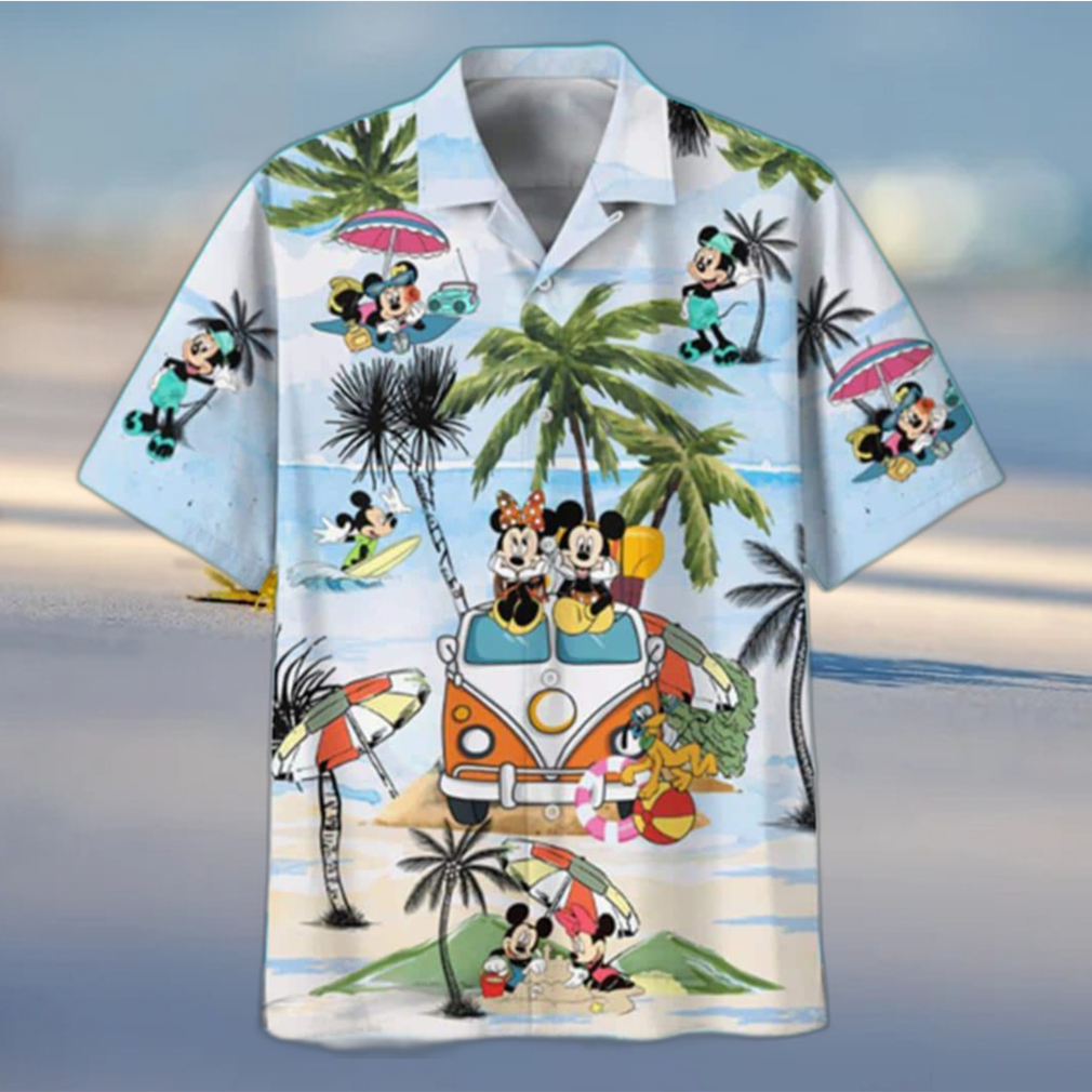 Mickey Mouse Hawaiian Shirt Minnie Mickey Friends Summer Vacation Hawaiian  Shirt - Upfamilie Gifts Store