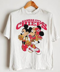 Mickey Mouse And Minnie Mouse Kansas City Chiefs T Shirt