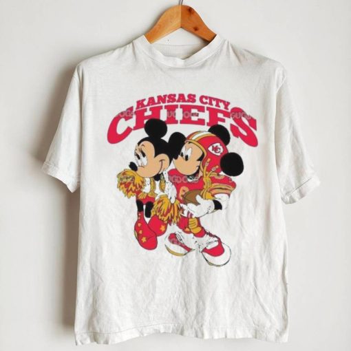 Mickey Mouse And Minnie Mouse Kansas City Chiefs T Shirt