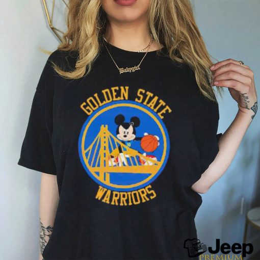 Mickey Mouse Basketball Golden State Warrior shirt