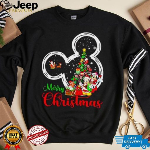 Mickey Mouse Christmas Shirts, Disney Mickey Mouse Minnie Mouse Merry Christmas T shirt