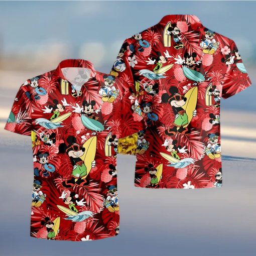 Mickey Mouse Costume Disney Full Printing Hawaiian Shirt