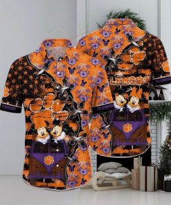 Mickey Mouse Disney NCAA Clemson Tigers Hawaiian Shirt Beach Lovers Gift