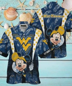 Mickey Mouse Disney NCAA West Virginia Mountaineers Hawaiian Shirt