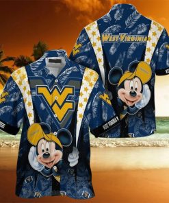 Mickey Mouse Disney NCAA West Virginia Mountaineers WVU Hawaiian Shirt Best Beach Gift