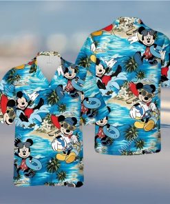 Mickey Mouse Disney Summer Vacation At The Beach Full Printing Hawaiian Shirt