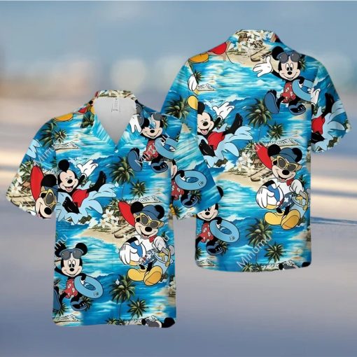 Mickey Mouse Disney Summer Vacation At The Beach Full Printing Hawaiian Shirt