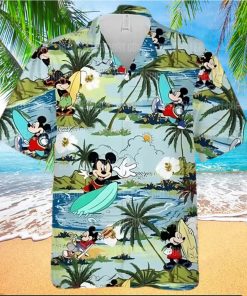 Mickey Mouse Disney Surfing Disney Hawaiian Shirt Disney Hawaii