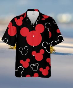 Mickey Mouse Head Hawaiian Shirt