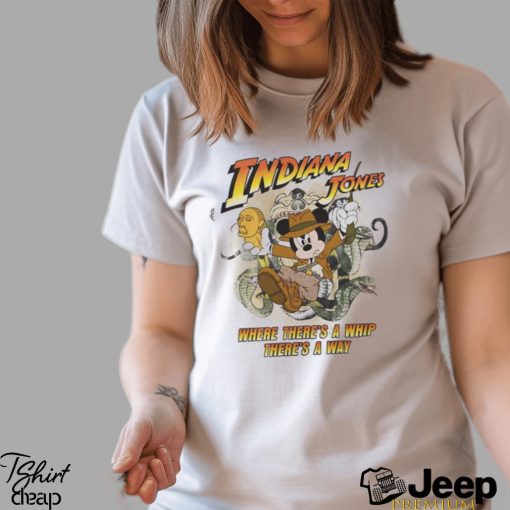 Mickey Mouse Indiana Jones Shirt Ride Family Trip Unisex T Shirt