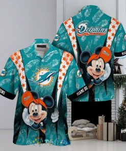 Mickey Mouse NFL Miami Dolphins Hat Tropical Hawaiian Shirt