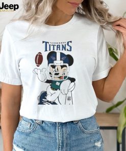 Mickey Mouse Player Tennessee Titans Football Nfl Super Bowl Logo Shirt