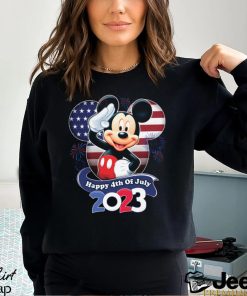 Mickey Mouse Red Blue Fireworks Happy 4th Of July 2023 Tshirts