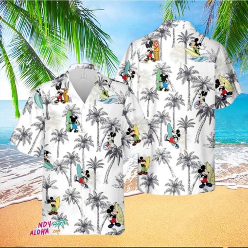 Mickey Mouse Surfing Hawaiian Shirt