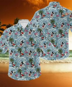 Mickey Mouse Surfing, Tropical Beach Shirt