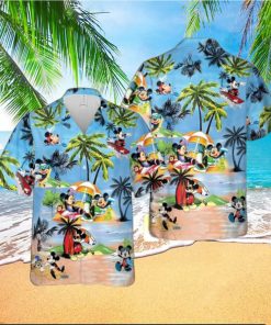 Mickey Mouse Sweet Summer Vacation Hawaiian Shirt Mickey And Friends Family Hawaiian Shirt