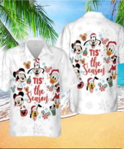 Mickey Mouse Tis The Season Hawaiian Christmas Very Merry Party Shirt