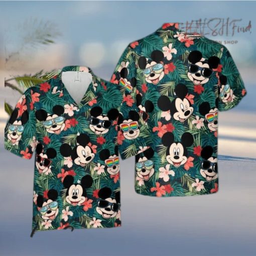 Mickey Mouse Tropical Hawaiian Shirt