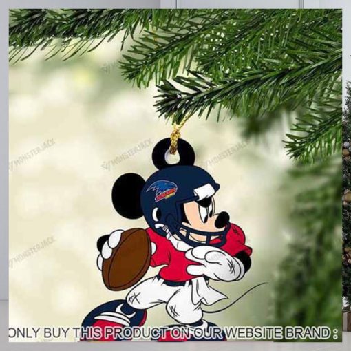 Mickey Mouse X Adelaide Football Club 2023 Christmas Ornament