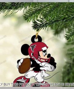 Mickey Mouse X Atlanta Falcons 2023 Christmas Ornament